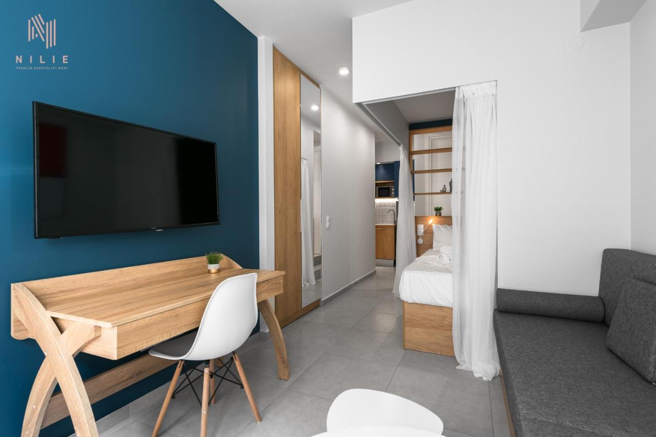 Big Apple Sts, Nilie Hospitality Mgmt Appartement Thessaloniki Buitenkant foto