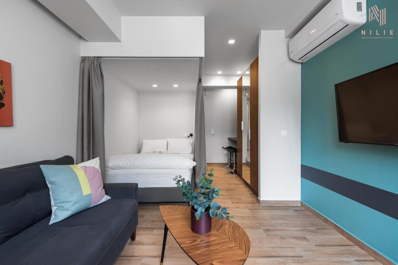 Big Apple Sts, Nilie Hospitality Mgmt Appartement Thessaloniki Buitenkant foto