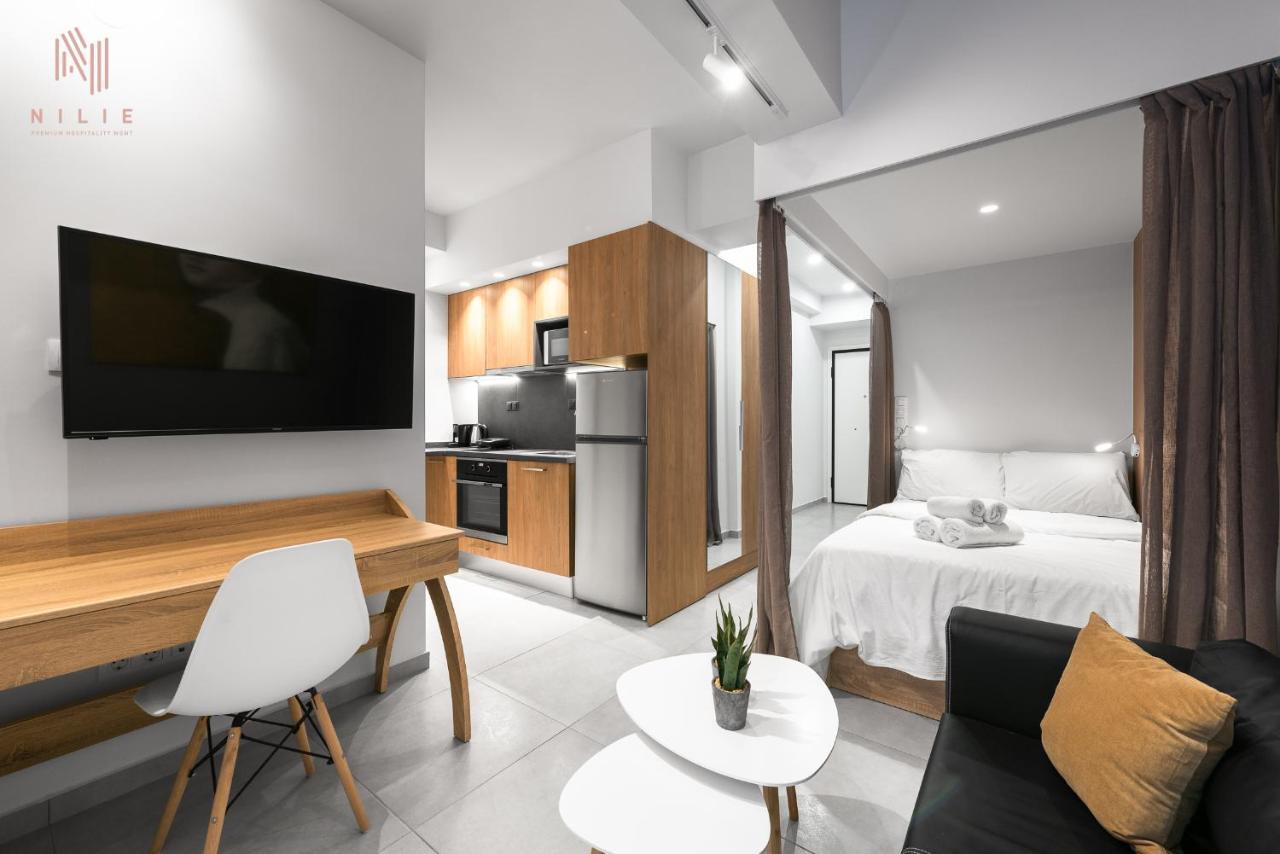 Big Apple Sts, Nilie Hospitality Mgmt Appartement Thessaloniki Buitenkant foto