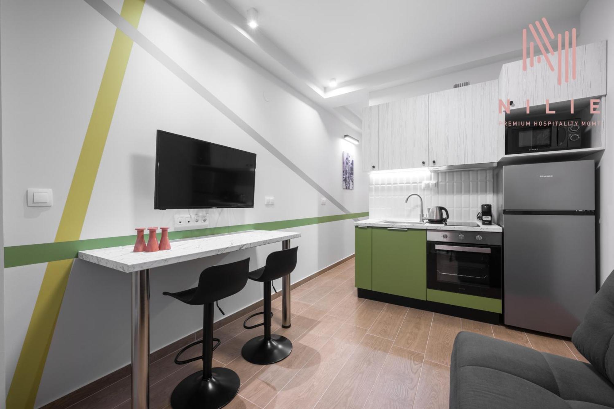 Big Apple Sts, Nilie Hospitality Mgmt Appartement Thessaloniki Buitenkant foto