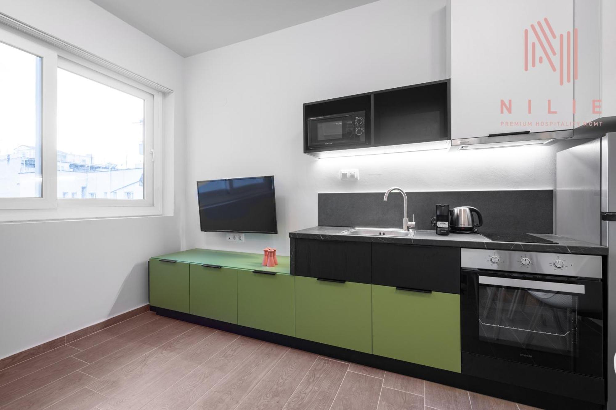 Big Apple Sts, Nilie Hospitality Mgmt Appartement Thessaloniki Buitenkant foto