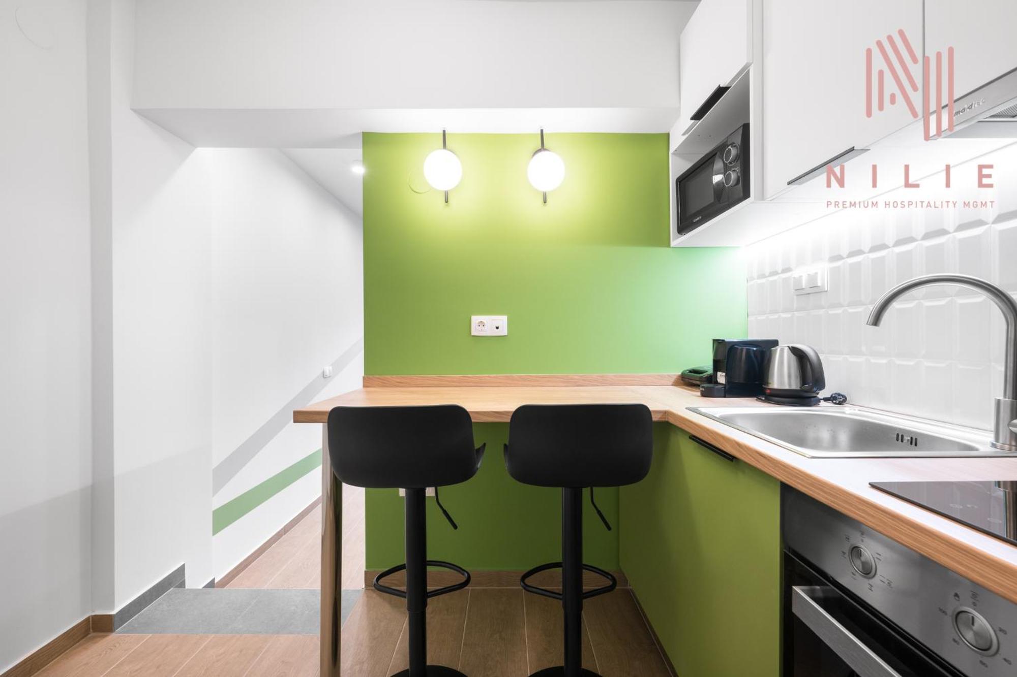 Big Apple Sts, Nilie Hospitality Mgmt Appartement Thessaloniki Buitenkant foto